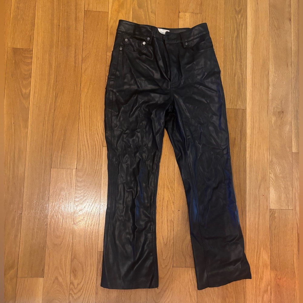 Black Leather Pants